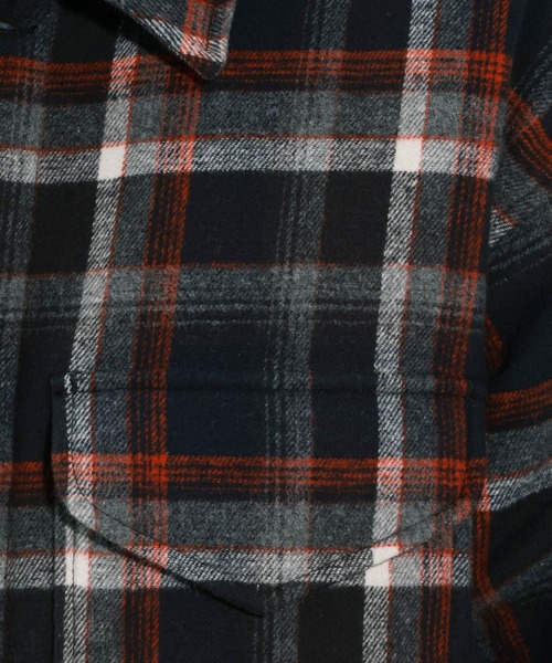 PENDLETON（ペンドルトン）の「【PENDLETON(ペンドルトン)】中綿キルトCPOジャケット（ブルゾン・メンズ・キャメル/チャコールグレー・MEDIUM/LARGE）」の5枚目の写真