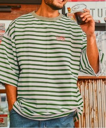 Sunny Smith（サニースミス）の「ヘビーオンスCool Smith BD Logo Emb SS Tee（Tシャツ/カットソー）」