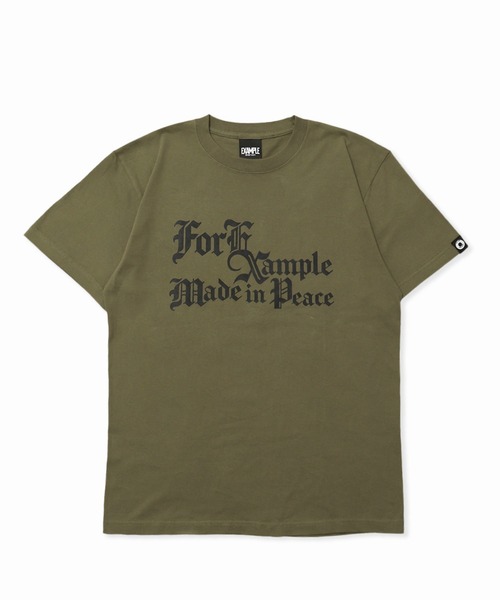 EXAMPLE(エグザンプル)の「EXAMPLE OLD EX LOGO S/S TEE(Tシャツ/カットソー・メンズ・ホワイト/ホワイト系その他/ライトオリーブ/チャコール・M/L/XL/XXL)」の6枚目の写真