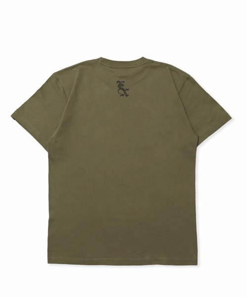 EXAMPLE(エグザンプル)の「EXAMPLE OLD EX LOGO S/S TEE(Tシャツ/カットソー・メンズ・ホワイト/ホワイト系その他/ライトオリーブ/チャコール・M/L/XL/XXL)」の7枚目の写真
