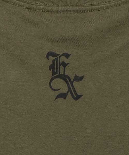 EXAMPLE(エグザンプル)の「EXAMPLE OLD EX LOGO S/S TEE(Tシャツ/カットソー・メンズ・ホワイト/ホワイト系その他/ライトオリーブ/チャコール・M/L/XL/XXL)」の9枚目の写真