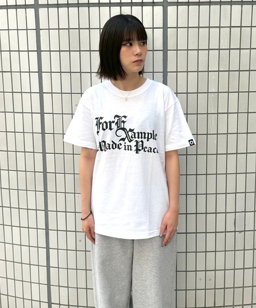 EXAMPLE(エグザンプル)の「EXAMPLE OLD EX LOGO S/S TEE(Tシャツ/カットソー・メンズ・ホワイト/ホワイト系その他/ライトオリーブ/チャコール・M/L/XL/XXL)」の11枚目の写真