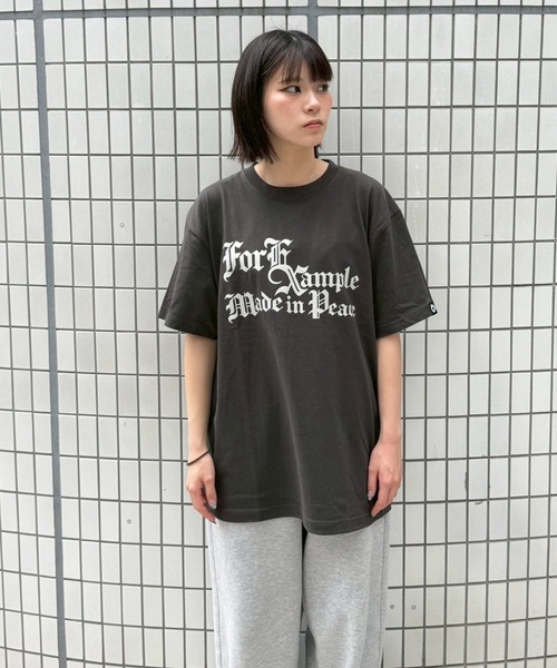 EXAMPLE(エグザンプル)の「EXAMPLE OLD EX LOGO S/S TEE(Tシャツ/カットソー・メンズ・ホワイト/ホワイト系その他/ライトオリーブ/チャコール・M/L/XL/XXL)」の13枚目の写真