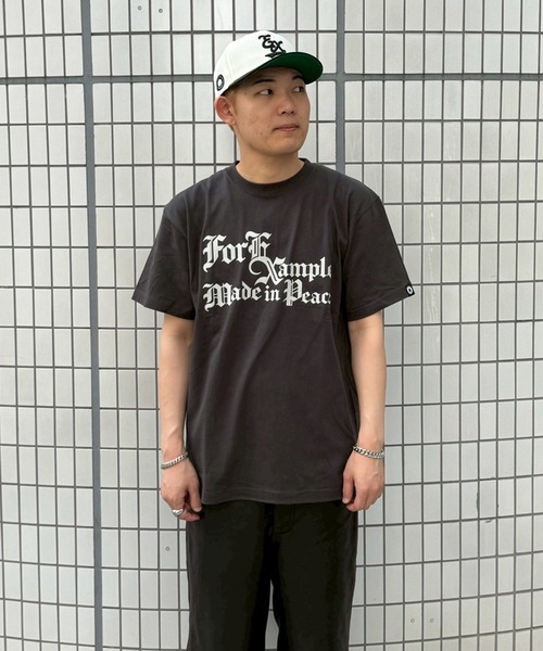 EXAMPLE(エグザンプル)の「EXAMPLE OLD EX LOGO S/S TEE(Tシャツ/カットソー・メンズ・ホワイト/ホワイト系その他/ライトオリーブ/チャコール・M/L/XL/XXL)」の17枚目の写真