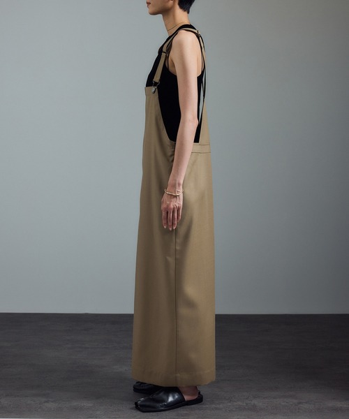 SALON adam et rope'（サロン アダム エ ロペ）の「ウールツイルジャンパースカート（ジャンパースカート・レディース・ベージュ/チャコールグレー・FREE）」の18枚目の写真