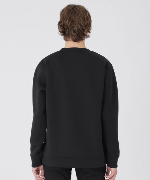 BLACK LABEL CRESTBRIDGE（ブラックレーベル・クレストブリッジ）の「【一部店舗限定】ストライプパッチワークスウェットシャツ（スウェット・メンズ・オフホワイト/ブラック/ネイビー・M/L/XL）」の11枚目の写真