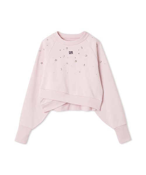 ビジュー付きロゴ刺繍スウェット（スウェット）｜FURFUR（ファーファー