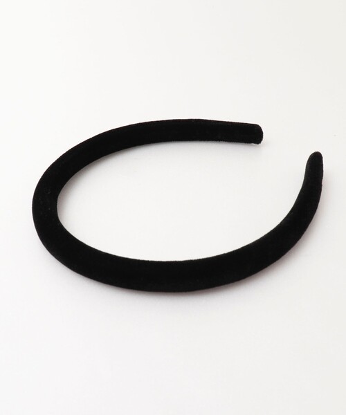 NOLLEY’S（ノーリーズ）の「【PR阿部☆別注】ベロアカチューシャスリム（カチューシャ・レディース・ブラック・FREE）」の7枚目の写真