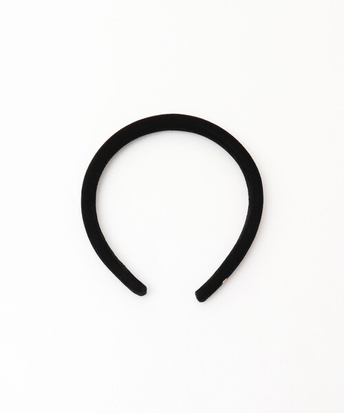 NOLLEY’S（ノーリーズ）の「【PR阿部☆別注】ベロアカチューシャスリム（カチューシャ・レディース・ブラック・FREE）」の9枚目の写真