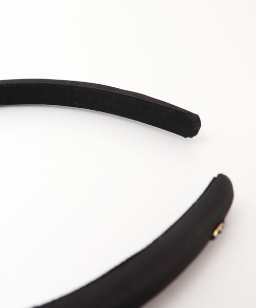 NOLLEY’S（ノーリーズ）の「【PR阿部☆別注】ベロアカチューシャスリム（カチューシャ・レディース・ブラック・FREE）」の15枚目の写真