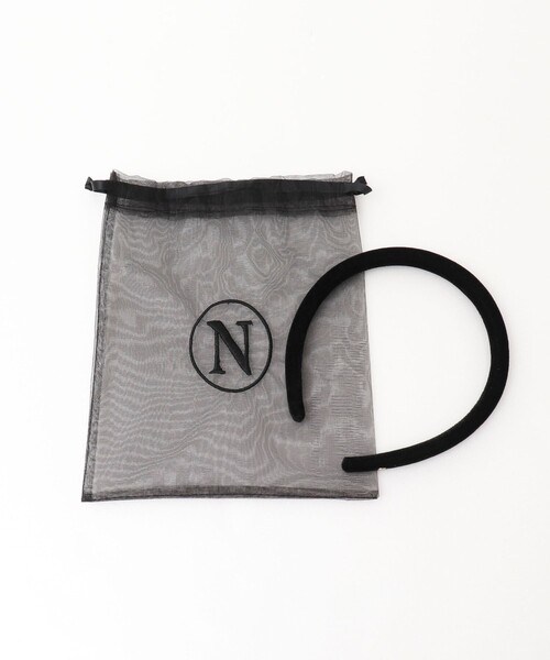 NOLLEY’S（ノーリーズ）の「【PR阿部☆別注】ベロアカチューシャスリム（カチューシャ・レディース・ブラック・FREE）」の14枚目の写真