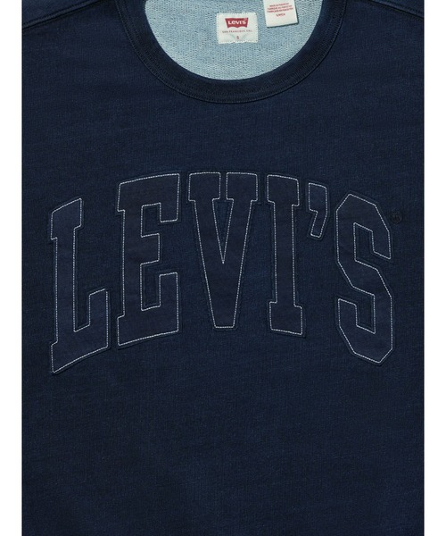 Levi's(リーバイス)の「Levi's/リーバイス グラフィック ヘリテージ クルーネックスウェットシャツ(スウェット・レディース・インディゴブルー・S/M/L)」の7枚目の写真