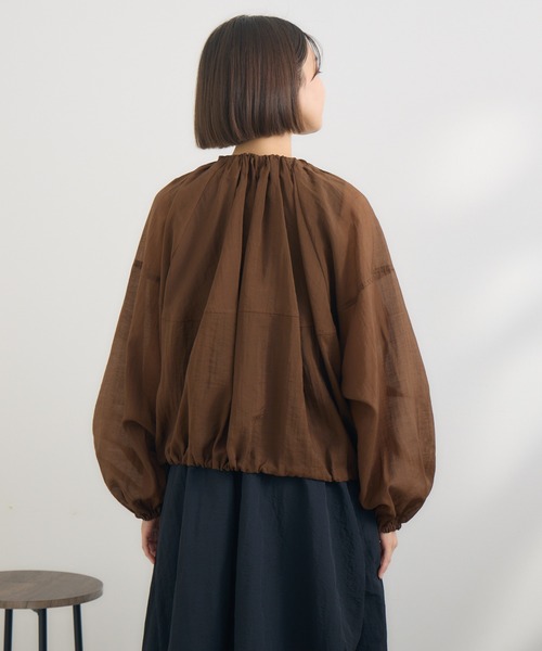 KATHARINE ROSS（キャサリンロス）の「【KATHARINE ROSS】パフブルゾン（ブルゾン・レディース・チャコールグレー/ブラウン・MEDIUM）」の12枚目の写真