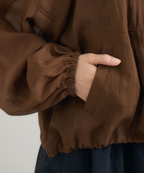 KATHARINE ROSS（キャサリンロス）の「【KATHARINE ROSS】パフブルゾン（ブルゾン・レディース・チャコールグレー/ブラウン・MEDIUM）」の15枚目の写真