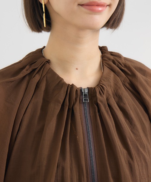 KATHARINE ROSS（キャサリンロス）の「【KATHARINE ROSS】パフブルゾン（ブルゾン・レディース・チャコールグレー/ブラウン・MEDIUM）」の16枚目の写真