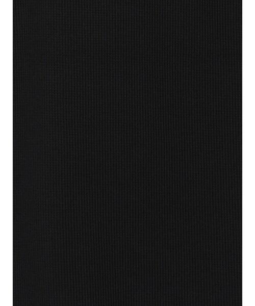 Lugnoncure（ルノンキュール）の「ワッフルスクエアタンクトップ（タンクトップ・レディース・ブラック/オフホワイト/チャコールグレー・F）」の6枚目の写真