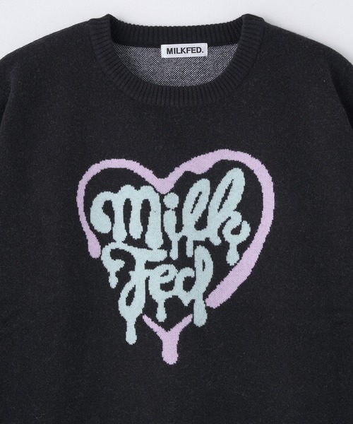 セール】MELTY HEART KNIT TOP（ニット/セーター）｜MILKFED.（ミルク