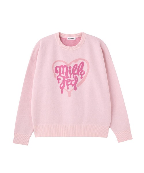 セール】MELTY HEART KNIT TOP（ニット/セーター）｜MILKFED.（ミルク