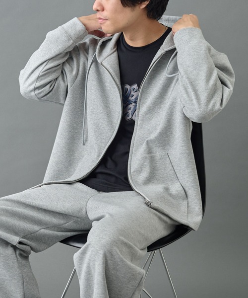 COLONY 2139（コロニートゥーワンスリーナイン）の「TCポンチジップパーカー（パーカー・メンズ・ブラック/グレー・MEDIUM/LARGE）」の2枚目の写真