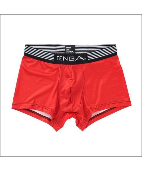 オールインワン　つなぎ　LOVE ME TENGA LOVE ME TENGA UNDERWEAR レッド（ボクサーパンツ）｜TENGA（テンガ