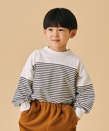 FOV | フォブ ボーダー切り替え L/S Tシャツ(Tシャツ/カットソー)