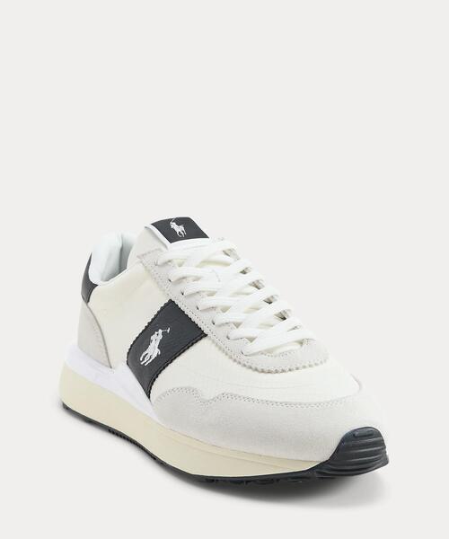 POLO RALPH LAUREN(ポロ ラルフ ローレン)の「Train 89 スエード & オックスフォード スニーカー(スニーカー・メンズ・ナチュラル・9D/10.5D/9.5D/8.5D/8D/7.5D/7D/6D/5D/10D)」の2枚目の写真