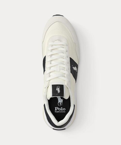 POLO RALPH LAUREN(ポロ ラルフ ローレン)の「Train 89 スエード & オックスフォード スニーカー(スニーカー・メンズ・ナチュラル・9D/10.5D/9.5D/8.5D/8D/7.5D/7D/6D/5D/10D)」の4枚目の写真