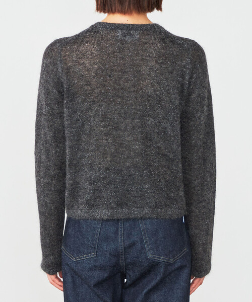 新品完売品★ BSHOP LE GLAZIK | クルーネックカーディガン Bshop｜LE GLAZIK | ミックスカラー クルーネックカーディガン WOMEN