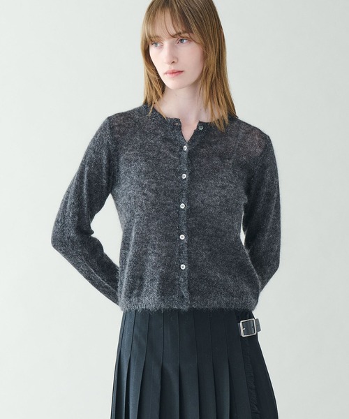 新品完売品★ BSHOP LE GLAZIK | クルーネックカーディガン Bshop｜LE GLAZIK | ミックスカラー クルーネックカーディガン WOMEN