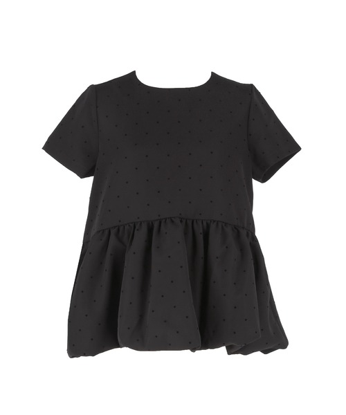 coca（coca）（コカ）の「フロッキードットバルーンブラウス（シャツ/ブラウス・レディース・ブラック/ライトベージュ・L/M/S）」の21枚目の写真
