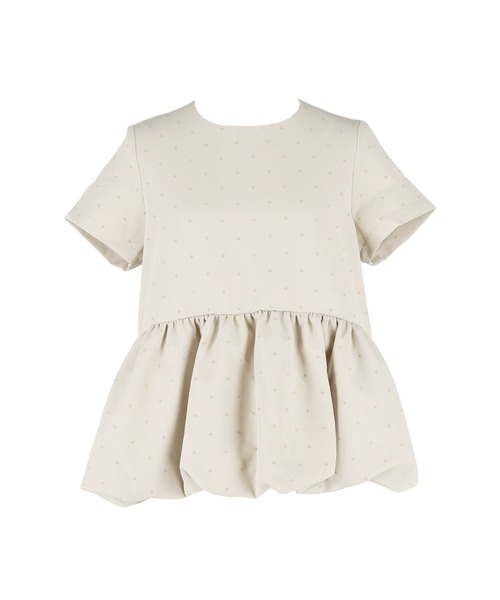 coca（coca）（コカ）の「フロッキードットバルーンブラウス（シャツ/ブラウス・レディース・ブラック/ライトベージュ・L/M/S）」の20枚目の写真