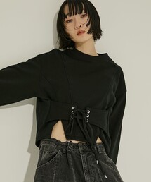 STUDIOUS | 【JOHN LAWRENCE SULLIVAN/ジョンローレンスサリバン】SWEAT CORSET PULLOVER(スウェット)