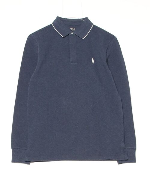 POLO RALPH LAUREN（ポロ ラルフ ローレン）の「カスタム スリム フィット ストレッチ メッシュ ポロシャツ（ポロシャツ・メンズ・ネイビー系1・M/L/S/XL/XS）」の3枚目の写真