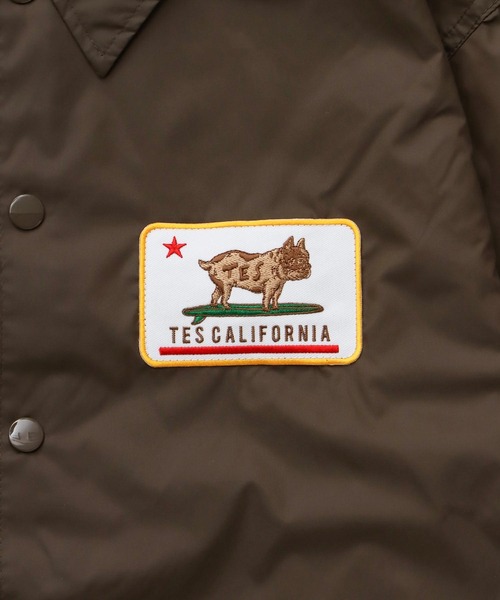 The Endless Summer（エンドレスサマー）の「TES CALIFORNIA REPUBUHIC COACH JACKET / コーチジャケット（ナイロンジャケット・メンズ・ブラウン/ネイビー/ブラック/ダークグリーン・SMALL/MEDIUM/LARGE/X-LARGE/XX-LARGE）」の5枚目の写真