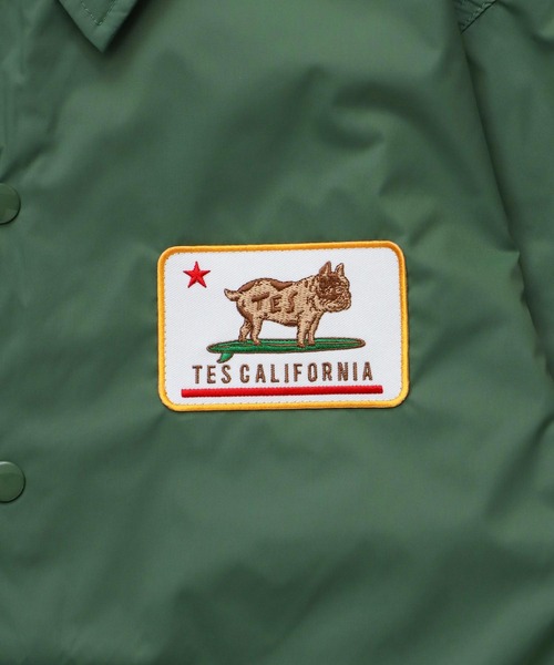The Endless Summer（エンドレスサマー）の「TES CALIFORNIA REPUBUHIC COACH JACKET / コーチジャケット（ナイロンジャケット・メンズ・ブラウン/ネイビー/ブラック/ダークグリーン・SMALL/MEDIUM/LARGE/X-LARGE/XX-LARGE）」の10枚目の写真