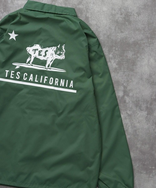 The Endless Summer（エンドレスサマー）の「TES CALIFORNIA REPUBUHIC COACH JACKET / コーチジャケット（ナイロンジャケット・メンズ・ブラウン/ネイビー/ブラック/ダークグリーン・SMALL/MEDIUM/LARGE/X-LARGE/XX-LARGE）」の12枚目の写真