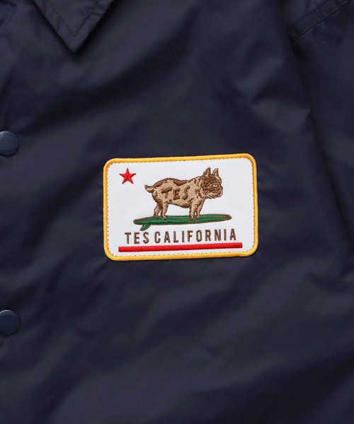 The Endless Summer（エンドレスサマー）の「TES CALIFORNIA REPUBUHIC COACH JACKET / コーチジャケット（ナイロンジャケット・メンズ・ブラウン/ネイビー/ブラック/ダークグリーン・SMALL/MEDIUM/LARGE/X-LARGE/XX-LARGE）」の15枚目の写真