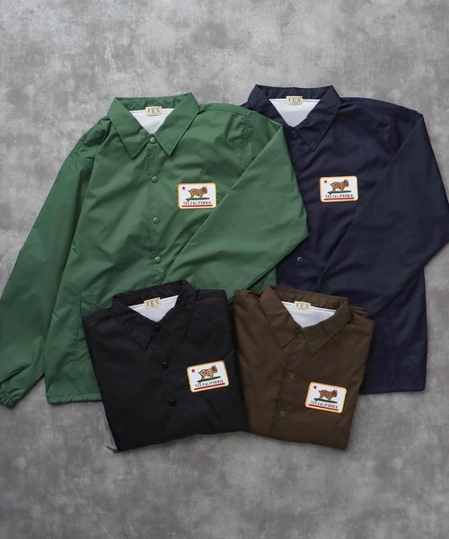 The Endless Summer（エンドレスサマー）の「TES CALIFORNIA REPUBUHIC COACH JACKET / コーチジャケット（ナイロンジャケット・メンズ・ブラウン/ネイビー/ブラック/ダークグリーン・SMALL/MEDIUM/LARGE/X-LARGE/XX-LARGE）」の19枚目の写真