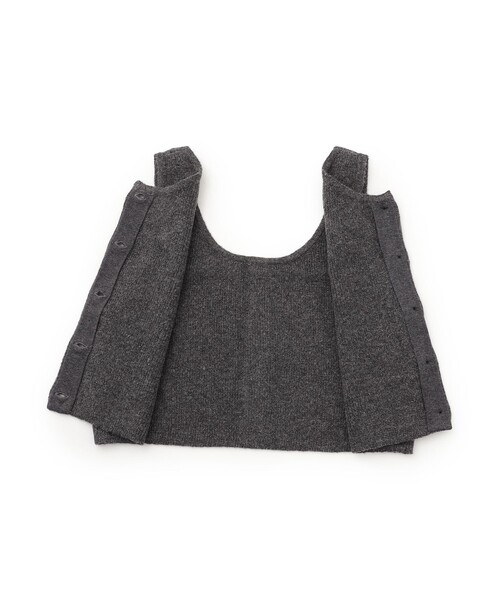CAST:（キャストコロン）の「【着回し抜群/手洗い可能】2WAYニットベスト（ベスト・レディース・ブラック/グレー系その他2・M）」の3枚目の写真