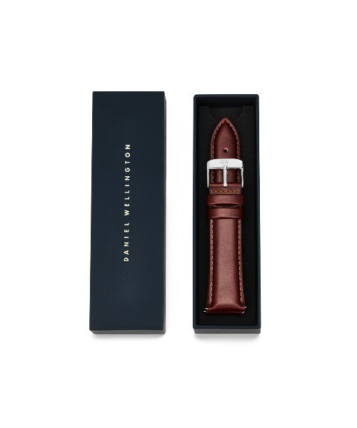 Daniel Wellington（ダニエルウェリントン）の「Tapered St Mawes Strap 21MM 時計ベルト ローズゴールド／ゴールド／シルバー（アナログ腕時計・レディース・シルバー/ピンクゴールド/イエローゴールド・21mm）」の4枚目の写真