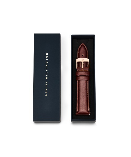 Daniel Wellington（ダニエルウェリントン）の「Tapered St Mawes Strap 21MM 時計ベルト ローズゴールド／ゴールド／シルバー（アナログ腕時計・レディース・シルバー/ピンクゴールド/イエローゴールド・21mm）」の5枚目の写真