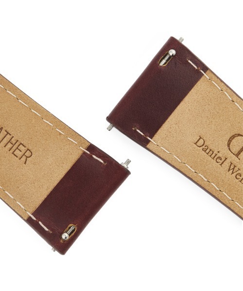 Daniel Wellington（ダニエルウェリントン）の「Tapered St Mawes Strap 21MM 時計ベルト ローズゴールド／ゴールド／シルバー（アナログ腕時計・レディース・シルバー/ピンクゴールド/イエローゴールド・21mm）」の7枚目の写真