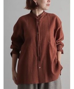 NOMBRE IMPAIR ハイネック　ブラウス NOMBRE IMPAIR - back cloth flower ハイネックブラウス - Sheth