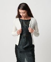 ATTISESSION（アティセッション）の「＜ATTISESSION＞フライス ループボタン カーディガン（カーディガン/ボレロ）」