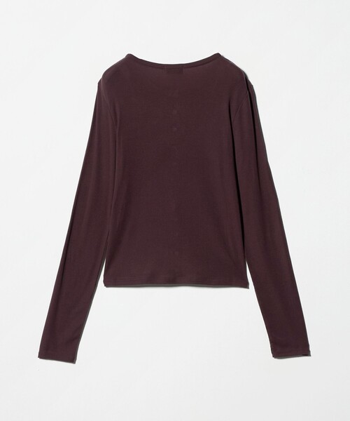 ATTISESSION（アティセッション）の「＜ATTISESSION＞フライス ループボタン カーディガン（カーディガン/ボレロ・レディース・ブラック/ワイン/オフホワイト・FREE）」の11枚目の写真