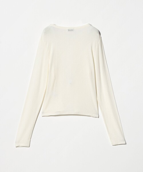 ATTISESSION（アティセッション）の「＜ATTISESSION＞フライス ループボタン カーディガン（カーディガン/ボレロ・レディース・ブラック/ワイン/オフホワイト・FREE）」の16枚目の写真