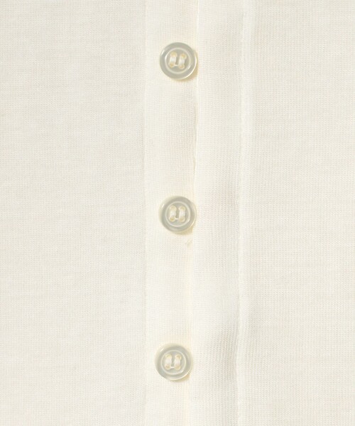 ATTISESSION（アティセッション）の「＜ATTISESSION＞フライス ループボタン カーディガン（カーディガン/ボレロ・レディース・ブラック/ワイン/オフホワイト・FREE）」の18枚目の写真