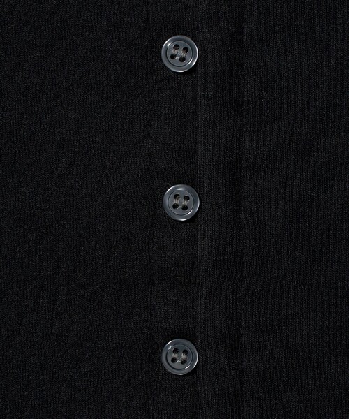 ATTISESSION（アティセッション）の「＜ATTISESSION＞フライス ループボタン カーディガン（カーディガン/ボレロ・レディース・ブラック/ワイン/オフホワイト・FREE）」の22枚目の写真