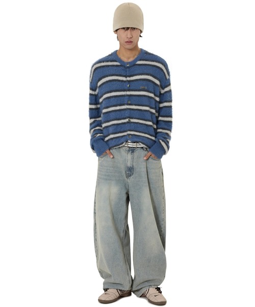 OY（オーワイ）の「『OY/オーワイ』WIDE VOLUME PANTS/ワイドボリュームパンツ（デニムパンツ・レディース・ライトブルー/ブルー・L/M/S）」の12枚目の写真