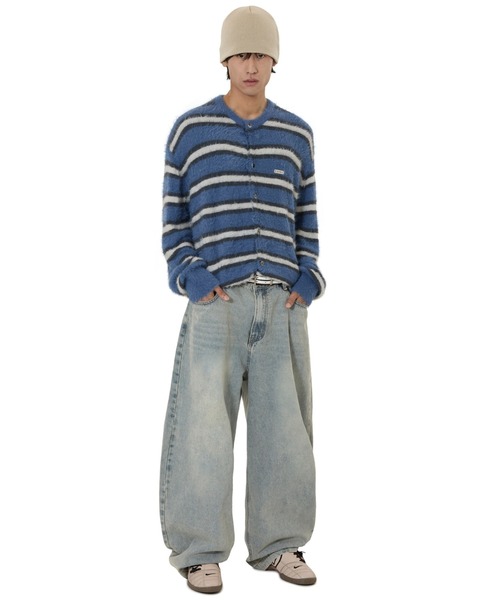 OY（オーワイ）の「『OY/オーワイ』WIDE VOLUME PANTS/ワイドボリュームパンツ（デニムパンツ・レディース・ライトブルー/ブルー・L/M/S）」の13枚目の写真